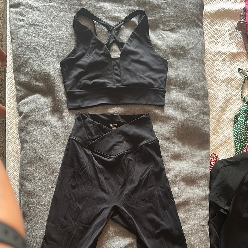 Women's Black Cross-Front Jumpsuit